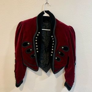 Ornate Velvet Bolero Jacket
